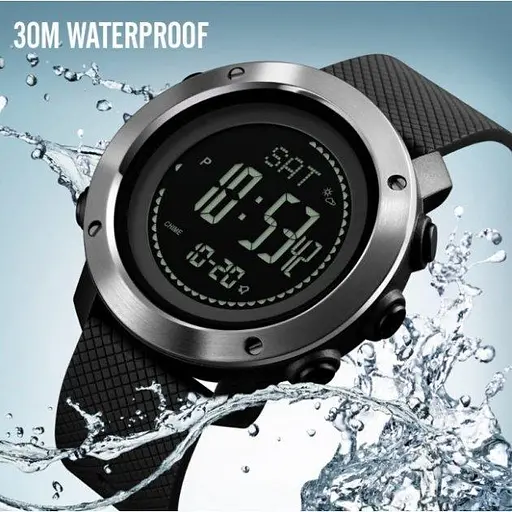 Наручний чоловічий годинник Skmei 1418 Чорний - фото 7