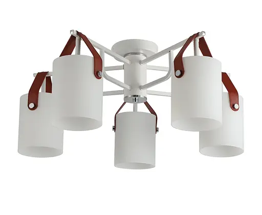 Потолочная люстра G 321035/5 CR+Matt white - фото 2
