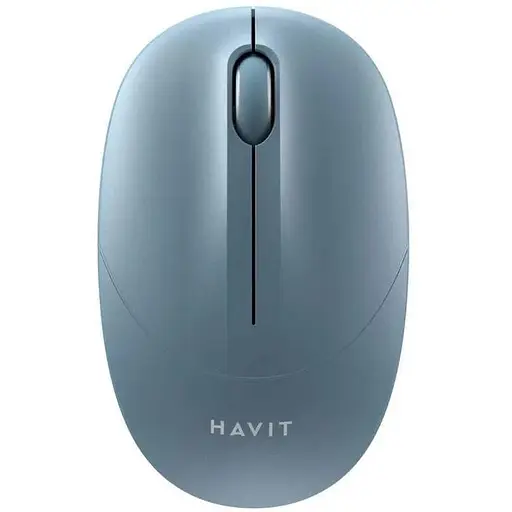 Миша бездротова Havit MS54GT синій USB 2.4GHz оптична 1600 dpi 3 кнопки до 10 м 1xAA (HV-MS54GT) - фото 1