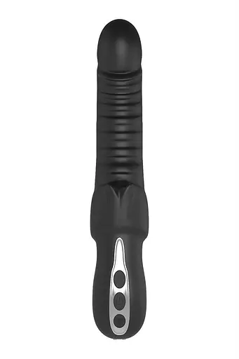 Вібратор-кролик Dreamtoys Typhon 23 см чорний - фото 2