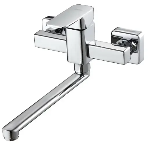 Смеситель для кухни Zegor LEB12-A123 настенный однорычажный Хром 30412 - фото 2