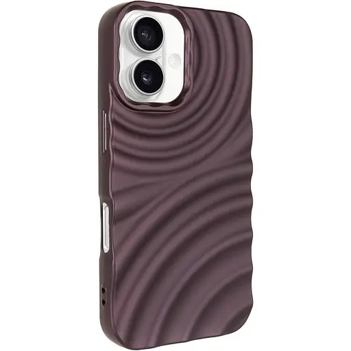 Чохол Epik TPU MonoWave для Apple iPhone 16, 6.1 Brown