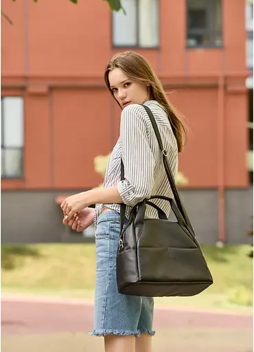 Жіноча сумка Sambag 37х16х25 см sum0010574 - фото 9