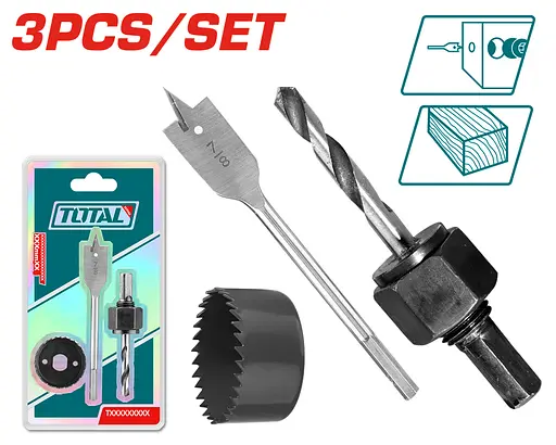 Коронка по дереву Total TACSH1031, 54 мм - фото 2