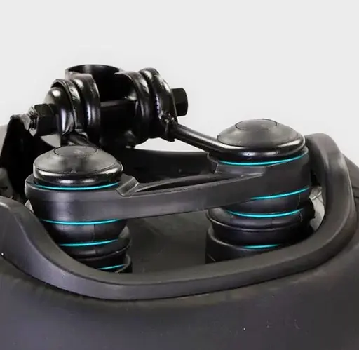 Велосипедное седло AL-6401 22х17.5см (Черный) - фото 2