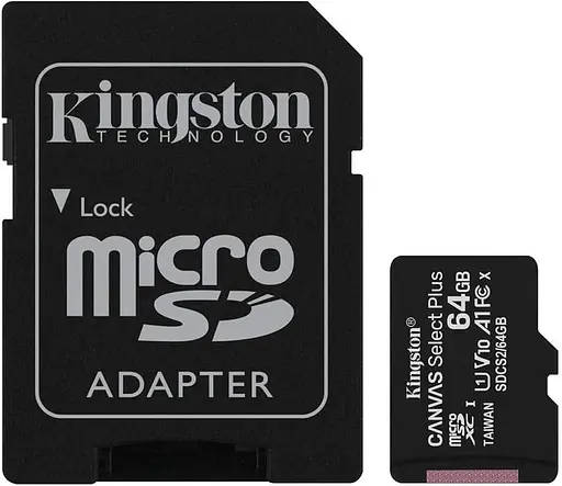 Карта памяти Kingston MicroSDXC 64 GB UHS-I A1 (класс 10) без адаптера - фото 3