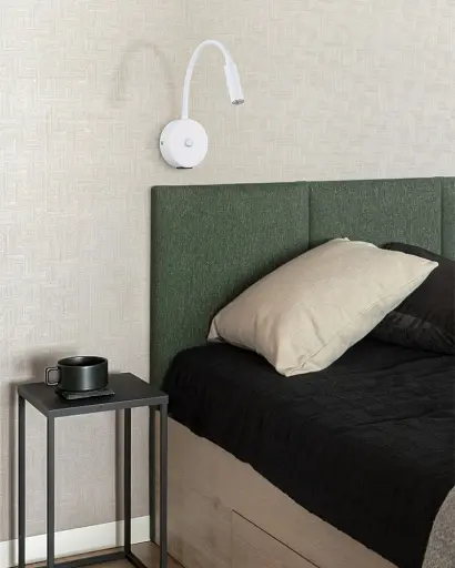 Бра, настінний світильник Tk Lighting 10202 Lagos G9 1x6W IP20 Wh - фото 3