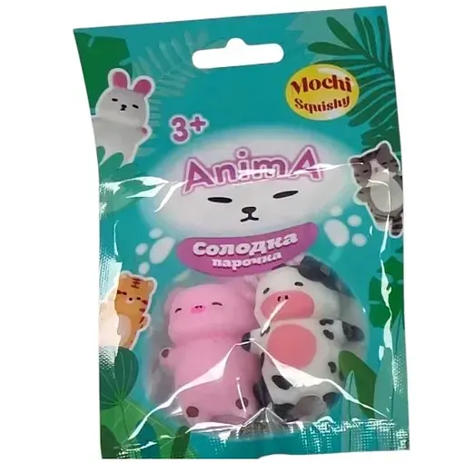 Игрушки коллекционные в наборе Monster Gum mochi squishy Сладкая парочка (SK25002)