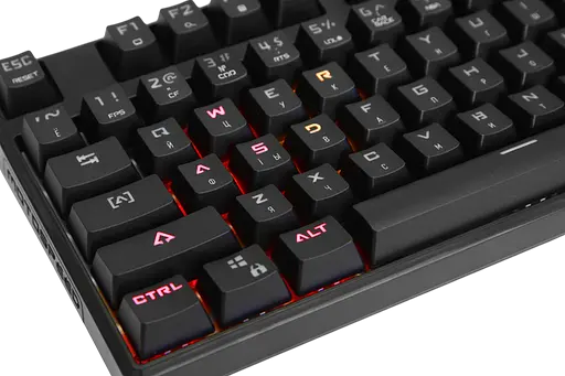 Клавіатура Motospeed CK107 Outemu Blue Ukr RGB Black (mtk96mb) - фото 3