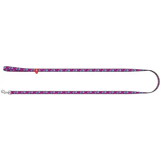 Повідець для котів та дрібних порід собак Waudog Nylon нейлоновий, малюнок "Око монстра", XS - фото 2