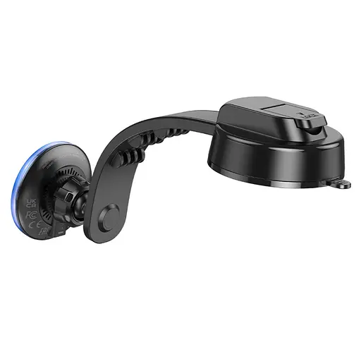 Автодержатель Hoco HW25 магнитный с беспроводной зарядкой черный - фото 7