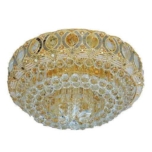 Люстра Brille потолочная торт с пультом LED E14 60W G (BCL-343S/18)