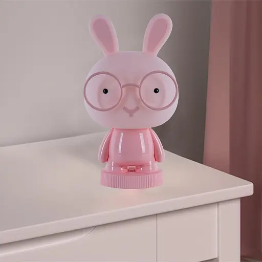 Світильник-нічник Kite LED з акумулятором Bunny рожевий (K24-490-1-2) - фото 4