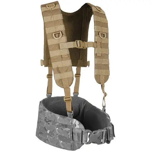 Лямки мягкие для тактических поясов РПС Kiborg с эвакуационной ручкой Coyote (1000-k3025) - фото 8