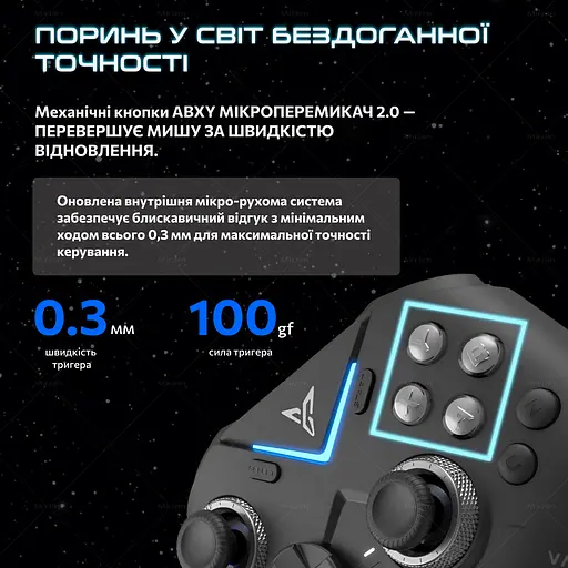 Геймпад Flydigi Vader 4 Pro Gaming Controller Black - фото 6
