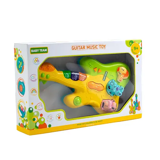 Дитяча музична іграшка "Гітара" 8644_гітара_жовта