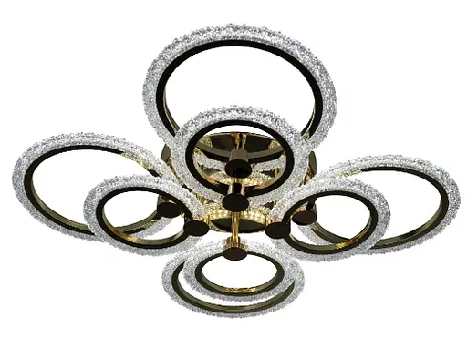 Люстра светодиодная VALESO V K39557-4+4 GD с пультом - фото 2