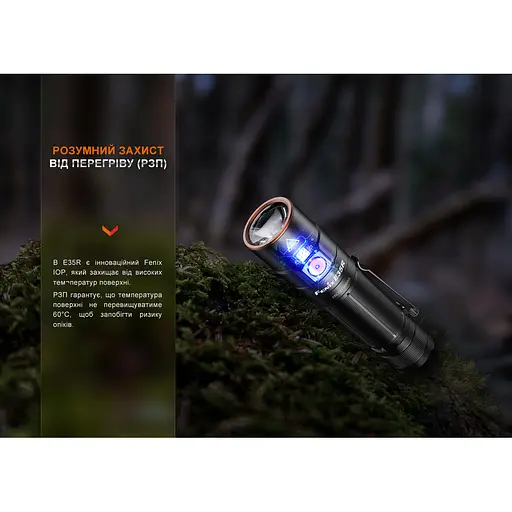 Ліхтар ручний Fenix E35R, блакитний | Лімітована серія - фото 16