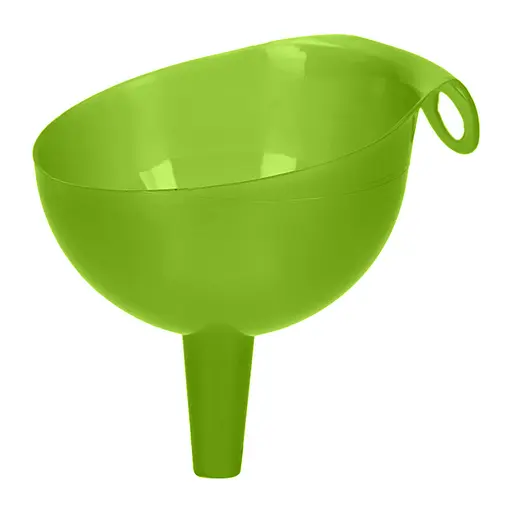 Лейка сливная воронка пластмассовая на банку Зеленый 84668 - фото 1