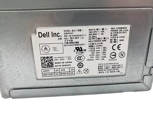 Блок питания Dell D350PM-01 350W (Optiplex 390/790/990 VOSTRO 470) (D350PM-01) - фото 3