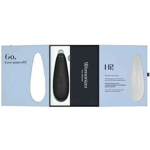 Вакуумный клиторальный стимулятор Womanizer Classic 2 Black - фото 7
