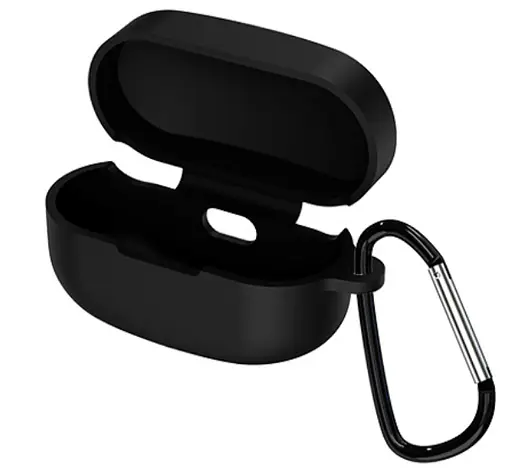 Чехол-накладка DK Silicone Candy Friendly с карабином для Sony WF-1000XM4 (black) - фото 5