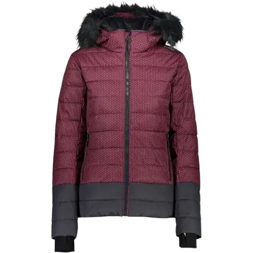 Куртка CMP Woman Jacket Zip Hood 39W1656 Merlot XS (1097-39W1656F-11ZD 36)