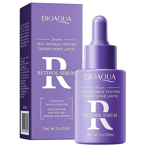 Сироватка з ретинолом проти зморшок Bioaqua Anti-Wrinkle Tighten Tender Skin Retinol Serum 30 мл
