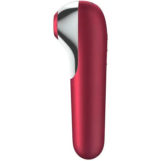 Смарт-вібратор та вакуумний стимулятор 2 в 1 Satisfyer Dual Love Червоний - фото 3