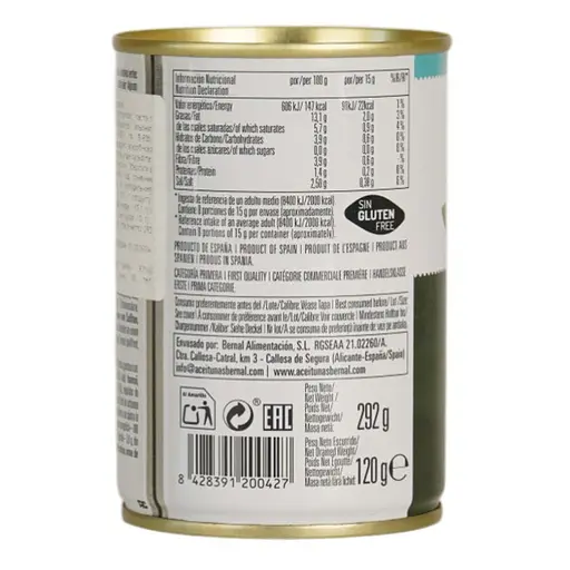 Оливки Bernal фаршировані анчоусом 292 г - фото 3