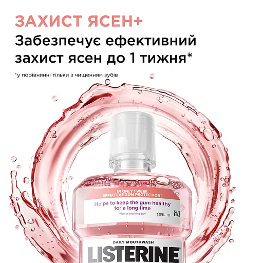 Ополаскиватель для ротовой полости Listerine Профессиональный Защита десен+ 500 мл - фото 11