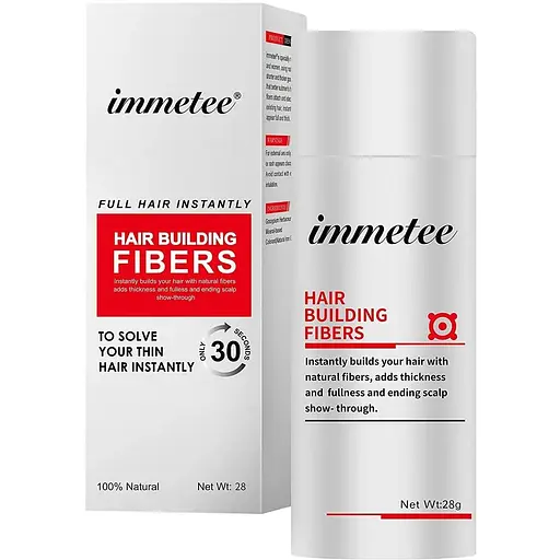 Згущувач для волосся immetee Hair Building Fibers темно-коричневий - фото 1