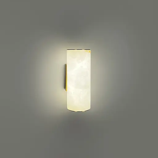 Бра Line F з імітацією мармуру з латунним корпусом Ø8х20 см Арт. WJ366/80*200H - фото 3