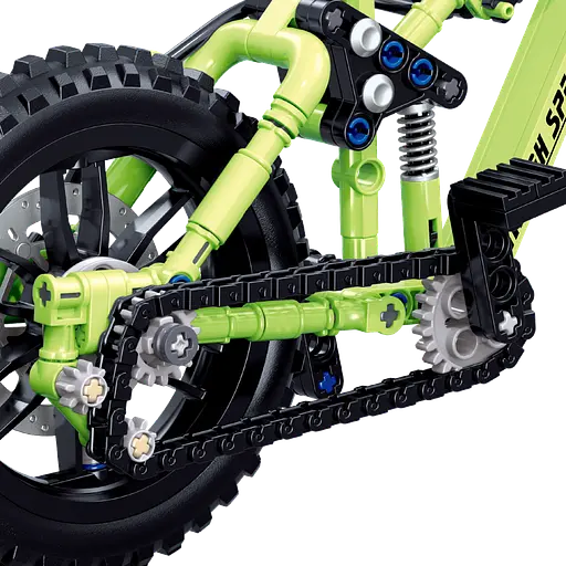 Конструктор велосипед ZHEGAO HIGE SPEED  BIKE  спортивний швидкісний  244 деталей - фото 3