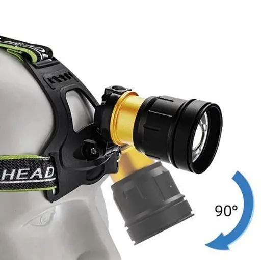 Мощный налобный фонарь Bailong BL-A12-3-P90 аккумуляторный LED P90 - фото 4