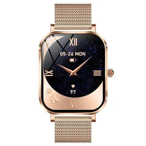 Годинник розумний наручний Smart Miami (Золотисті) - фото 3