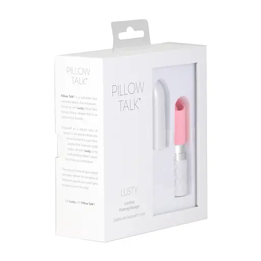 Вібратор Pillow Talk Lusty LuxuriousFlickering 9.4 см рожевий - фото 9