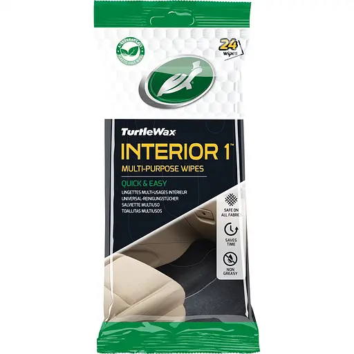 Салфетки для салона Turtle Wax Interior 1 Wipes 24 шт.