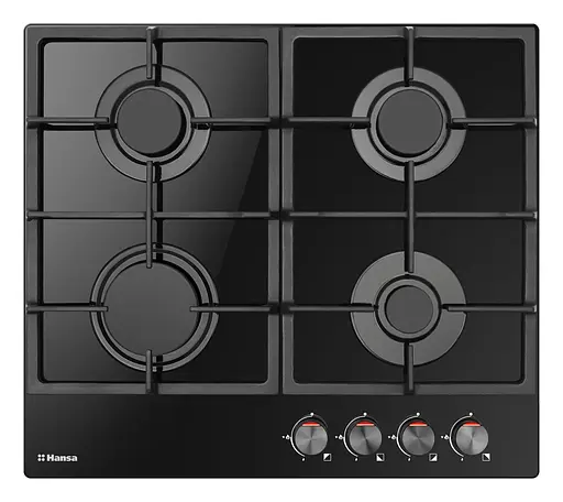 Комплект Hansa духовка электрическая + поверхность газовая на стекле черный - фото 7