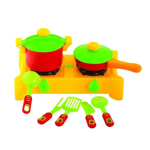 Плита з посудом Кіндервей, 8 предметів, 30x17x18.5 см (В асортименті)
