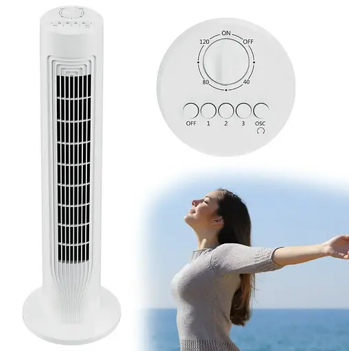 Колонний вентилятор 45Вт Silver Crest STV 45C2 White - фото 7