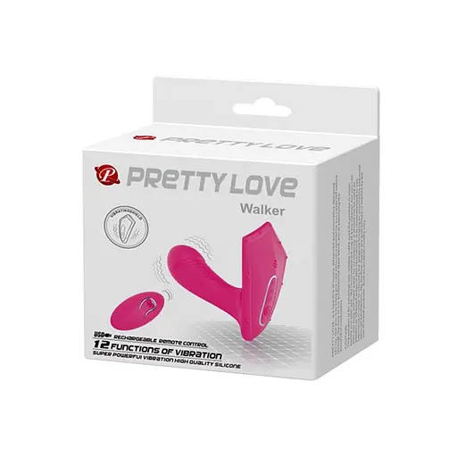 Вібратор Pretty Love Walker 9.7 см рожевий - фото 10