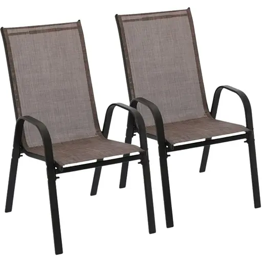 Комплект садових стільців Chomik Garden Line Cortina коричневий