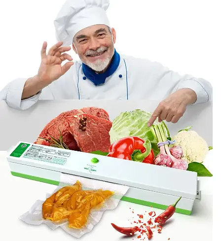Вакуумный упаковщик FreePack вакууматор на кухне настольный домашний вакууматор для продуктов для дома - фото 6
