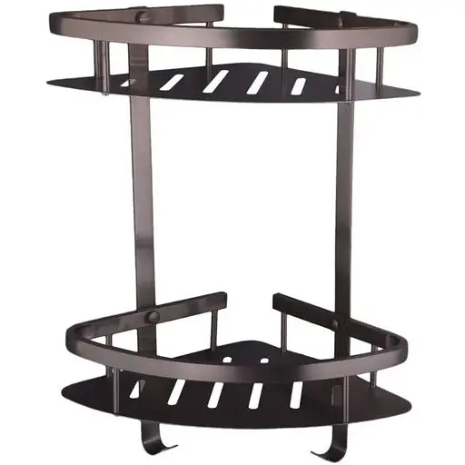 Полка угловая Globus Lux SS 8422, Хром матовый - фото 1