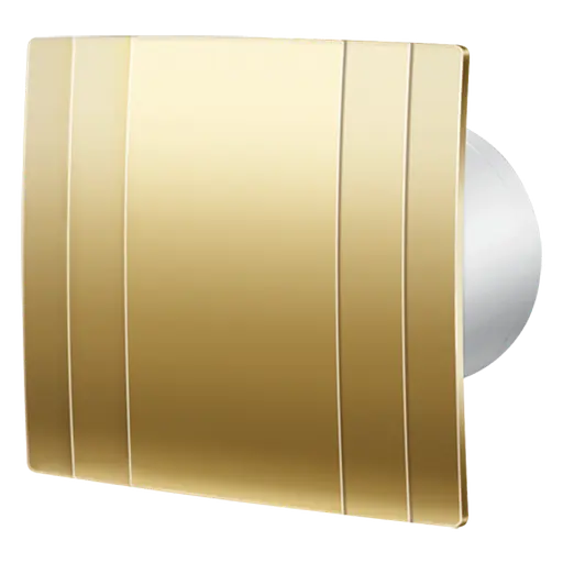 Декоративный вентилятор Blauberg Quatro Hi-Tech Gold 125 - фото 1