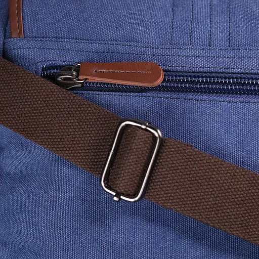 Цікава горизонтальна чоловіча сумка з текстилю 17х24х13 см Vintage 17х24х13 см sum0021441 - фото 9