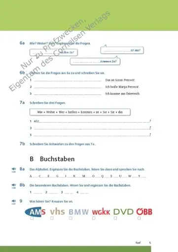 Pluspunkt Deutsch - Leben in Österreich A1. Arbwnloaeitsbuch mit Audio-mp-3 Dod und Lösungen - фото 4