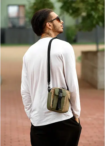 Сумка чоловіча Sambag 17х17х6 см sum0023609 - фото 4