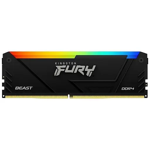 Память для ПК Kingston DDR4 16 ГБ 3200 FURY Beast RGB - фото 1